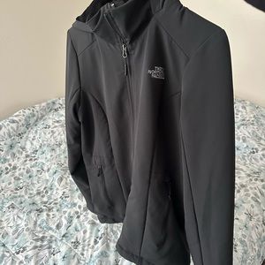 THE NORTH FACE Women's Shelbe Raschel Hoodie jacket size medium, black EUC